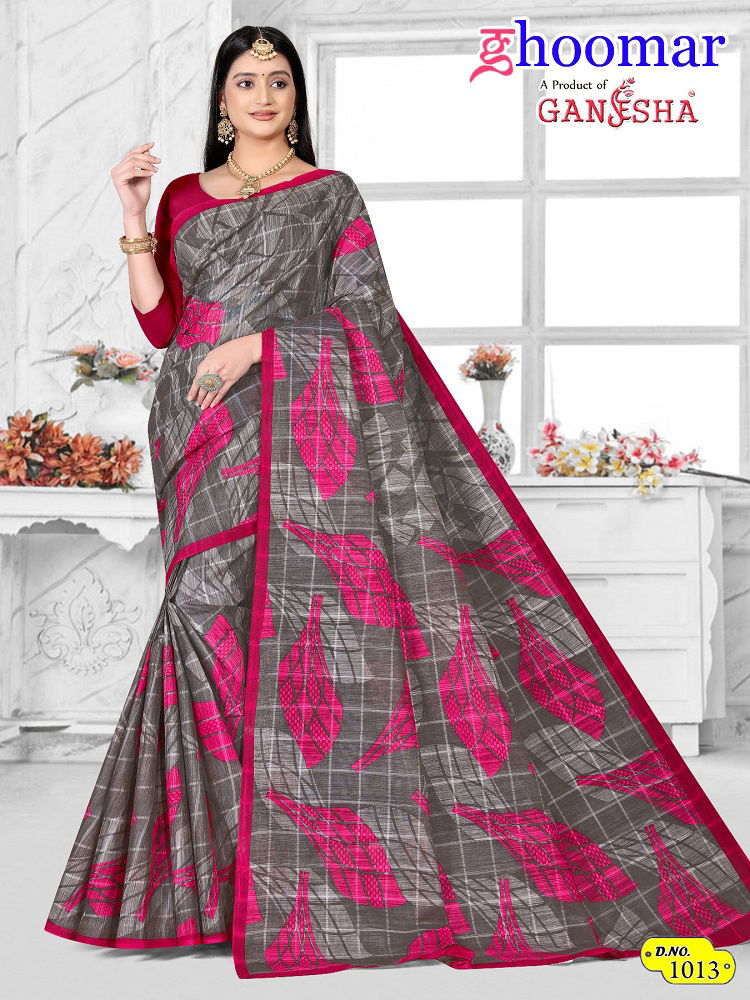 Ganesha Vol 1 By Ghoomar Daily Wear Cotton Sarees Wholesale Market In Surat